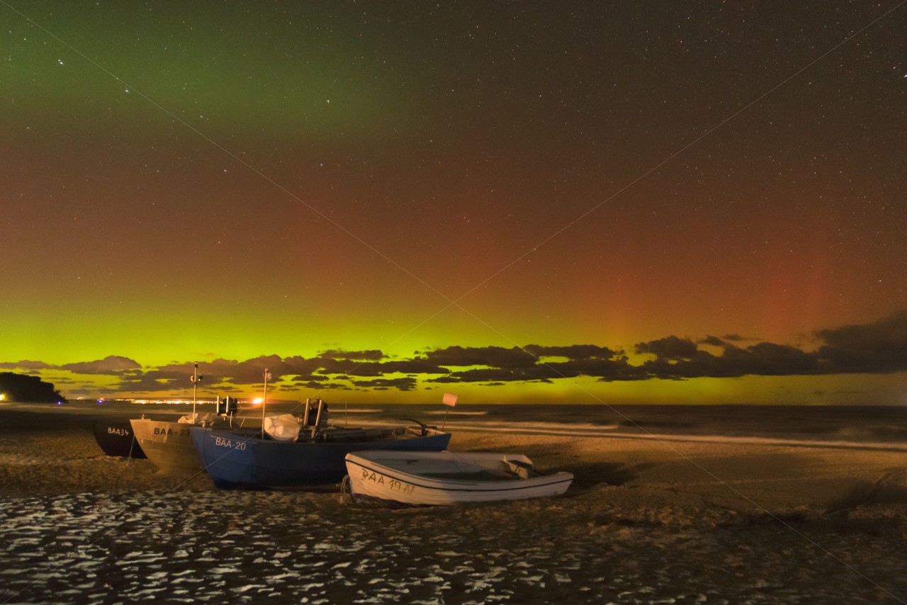 Polarlicht Insel Rügen